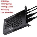 4K 60hz HDR 1080p 240fps PC 라이브 스트리밍 녹화 장치 루프 Pcle 비디오 캡처 카드 게임 레코더(라인 인 아웃 포함) : 참좋은직구3000