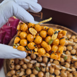 맛본 수제 오란다 강정 과자 견과류 듬뿍 말랑쫀득 수제 오란다강정 대용량 100개입 : 맛본