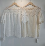 중년여성 입체 레이스 숄더 자수 블라우스 50대 엄마옷 마담 : 마마제이 여성의류