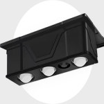 시월 LED 팬텀 태양광 엣지등 3구 외부조명 : 시월잡화