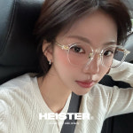 하이스터 안경 프랭클린 Franklin CLW 투명 뿔테 여자 남자 스퀘어 안경테 : 세컨아이즈
