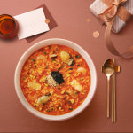 [본죽] 맛있게 매운 신짬뽕죽 : 본죽-본죽.비빔밥