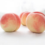 정담 올여름 첫 복숭아 납작 복숭아 말랑이 딱딱이 백도 황도 : 정담한끼