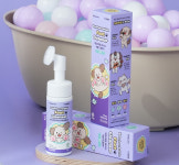 펫생각 버블풋 워터리스 강아지 발 세정제 샴푸 발바닥 클렌저 발사탕 습진 150ml, 1개 : 펫생각 스토어