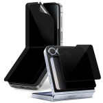 [2+2 간편부착] 다이아큐브 TPU 하이브리드 갤럭시Z플립 사생활보호필름 내면+전면세트 갤럭시Z 플립5-플립6 공용, 4매입 : 필름월드