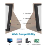 JUN-Electron 7인치 터치스크린 IPS LCD 디스플레이, 라즈베리 파이/노트북/PC/게임 콘솔용 미니 HDMI 휴대용 모니터 1024x600 : 세라노바