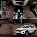 더뉴 셀토스 페이스리프트 전용 3D 엠보싱 차세대 고무매트 1열2열 세트 : 닥쏘오토Dxsoauto