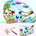 파샐리 힐링압화부채만들기 나만의꽃부채꾸미기 압화 : 말아먹을마켓