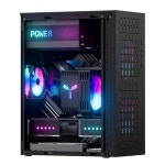 마이크로 ATX 케이스 PC 케이스 MATX 미니 ITX 데스크톱 컴퓨터 지원 DTX (USB3.0 포함), 3.5인치 HDD (블랙) : 세라노바