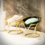 받침대 홀더 비누 물빠짐 럭셔리 접시 걸이 욕실 거치대 비누대 : 글램샵