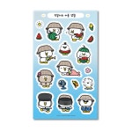 [차덕철팜] 덕철이의 여름 생활 (씰스티커) : 차덕철팜