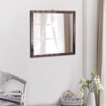 가구샘 벽걸이형 사각 거울 600 H6233 벽거울 화장대 드레스룸 현관 화장실 침실 : 옐로우코리아