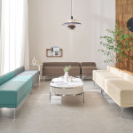 에스페라 대기실 약국 휴게실 로비 병원 의자 2인용 카멜 : 가즈다가구