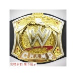 WWE 챔피언벨트 헤비급 격투 골드 장식 소품 레슬링 프로레슬링 매니아 프리사이즈 S26-W로고벨트 : 글로벌 하모니