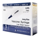 정림 백신용주사기 LDS주사기  1cc : 케어메디칼
