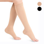 라이프엠디 의료용 종아리 압박 스타킹 4개입 블랙 베이지 발트임 슬리브 밴드형 : 라이프엠디