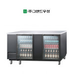 그랜드우성 업소용 간냉식 호프냉장고 테이블 (유리문) GWHT-3BG : 은성kitchen