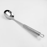 스텐핸들 볶음스푼 업소용 요리스푼 대왕 국자 조리 : 리빙상회