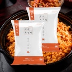 엄지 김치 볶음밥 300g 10봉 즉석 간편식 PC방 냉동 볶음밥 전자렌지 에어프라이 : 커피몰