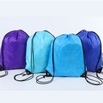 20/50Pcs 사용자 정의 가방 인쇄 로고 Schoolbag 프로 모션 야외 캐주얼 체육관 스포츠 방수  Drawstring 배낭 : 오케이상사사