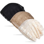 남성용 여성용 여름 비니 보호 모자 왜소 케모 캡 암 머리 배기 해골 수면 나이트캡 B-1384pack One Size : 스마트이지상회