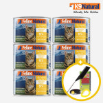 K9 케이나인 고양이 캣 캔 습식 주식 사료 치킨, 170g, 6개 : ITZGROOM