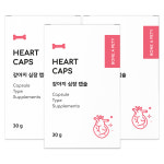 본아페티 강아지 캡슐 영양제 고기능성 심장건강, 60캡슐, 3개 : 본아페티