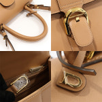 DELVAUX(델보) AA0405AAM024FDO 텐더 베이지 복스 카프스킨 브리앙 MM 탑핸들 2WAY : 은평중고명품