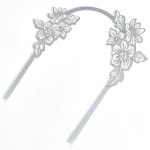 웨딩 브라이덜샤워 프로포즈 케이크 가랜드 꽃 잎사귀 아치 토퍼 : 도니카트