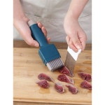 오징어 벌집칼 꽃칼 삼겹살 생선 파채 칼집내는 칼날거리 칼집내기 삼겸살 다용도 컷팅 전복 그레이스케일 커버 크리닝브러쉬 : 백억-부자상회