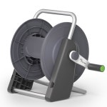 정원 호스 릴 카트, 홀더 최대 50-60피트 5/8인치 호스, 벽걸이 워터 릴, 외부 세차, 물주기용 휴대용 : 호야라운지