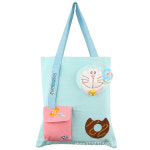 G1387 도라에몽 도라미 토트백 핸드백 캐릭터 만화 일본 진구 선물 크로스백 잡화 : 쿠마네상점