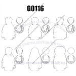 1PCS 액션 피규어 빌딩 블록 시리즈 G0116 벽돌 장난감 : 빅원물류5
