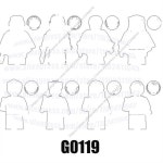 액션 피규어 영화 빌딩 블록 벽돌 장난감 G0119 GH0143 DIY : 빅원물류5