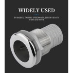 플러그 배수 스테인레스 마린 4INCH 통한 11 선체 보트 바닥 스루 2INCH 316 : DAWOORI