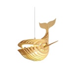 물고기 고래 모양 식탁등 나무 일식집 조명 60cm : 보라몰리