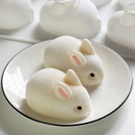 비누 틀 몰드 귀여운 베이킹 양초 용품 케이크 푸딩 실리콘 토끼 디저트 금형 DIY 3D : 코알라여섯
