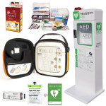 AED 씨유 심장충격기 CU-SP1 자동제세동기 스탠드형 학교 병원 사용 : AED CPR 마켓