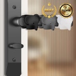 귀여운 만화 도어 스톱퍼 충돌 방지 핸들 패드 보호 매트 홈 인테리어 : 넥스트라인유통