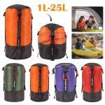 폴리에스터 초경량 침낭 캠핑 1L 물건 용품 25L 압축 자루 방수 재킷 가방 다운 70 XS 1 2L : 은율41