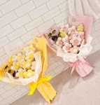 [냠냠수제쿠키] 머랭쿠키 꽃다발 / 입학식 졸업식 기념일 이벤트 생일 선물 : 냠냠수제쿠키