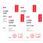 본아페티 리버캡스 강아지 간 보조제 영양제 60캡슐, 4개 : 본아페티