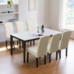 베스트리빙 루마니아 코코 6인 세라믹 원목 식탁세트(의자6개) : 베스트리빙샵