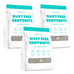 본아페티 프리미엄 고양이 벤토나이트 응고력 탈취력 좋은 먼지 없는 모래 6kg, 3개 : 본아페티