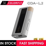 비와이무역Colorfly L2 USB DAC 앰프 ES9039Q2M DSD512 32bit 768khz 디지털 오디오 음악 적합한 휴대용 디코더 헤드폰 앰프... 