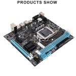 LGA 1155 두 번째 게이밍 마더보드 - H61 칩셋, USB 2.0 6개, DDR3, M.2 NVMe, 100Mbps LAN, Micro ATX, I3/I5/I7 호환 : 세라노바
