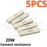 47 5PCS 100OHMS 1K 20W 10 47 1R 수평 10K 저항 시멘트 0 12R : 7days어라운드마켓