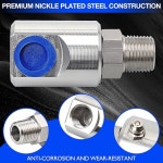 가정용 및 산업용 강철 호스 5124-Ni-AL 회전 듀티 위한 호스 #5124 1/2인치 릴을 회전 릴 - 교체 9SS8MP50XFP50-Ni-AL - 헤비 MXF 호스... 