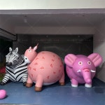 동뮬농장 동물 에어풍선 기린 동물원 사파리 노란색 4.B06 캐릭터 수트 지원 미포함 사용자 지정 규격 지원 : 드리티나스