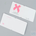 봄담스이 포장장식소품 선물카드디자인 리본 포인트 감사카드 : 여름다미